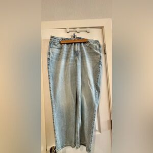 American Eagle Outfitters Light Wash Straight Leg Jeans